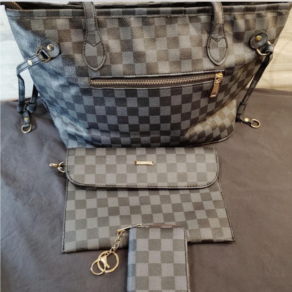 Checkered bag set - image 7
